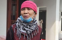 Bà Kim Thị Sành (thôn Phú Đa 1 xã Cần Kiệm - Thạch Thất - Hà Nội), chủ nhà trọ của mẹ con bé gái 3 tuổi nghi bị bạo hành với 9 chiếc đinh trên đầu.