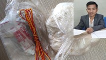 Phạm Văn Thành và tang vật vụ án.
