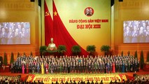 Ban Chấp hành Trung ương Đảng khóa XIII ra mắt Đại hội.