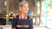Già làng Ksor H’Lâm của làng Krong, xã Ia Mơ, huyện Chư Prông, Gia Lai.