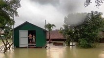 Mô hình nhà chống lũ giúp giảm thiểu thiệt hại do mưa lũ gây ra.