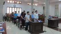 Các bị cáo tại tòa