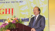 Thứ trưởng Phan Chí Hiếu phát biểu tại hội nghị.