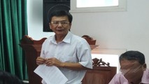 Ông Lê Tấn Thảo - Nguyên Phó Chủ tịch UBND huyện Đông Hòa. Ảnh: An Bình