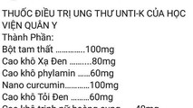 Thực phẩm chức năng nhưng quảng bá là thuốc điều trị ung thư