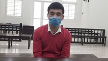 Bị cáo tại tòa.