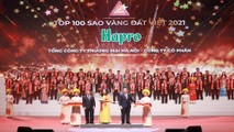 Hapro vinh dự lần thứ 8 liên tiếp đạt giải thưởng Sao Vàng Đất Việt 2021