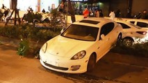 Hiện trường vụ tai nạn.