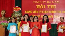 Hội thi Giảng viên lý luận chính trị giỏi tỉnh Hà Nam năm 2022