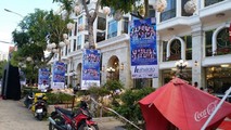 Các phướn treo không xin phép của Chương trình không đúng quy định đã được tháo dỡ