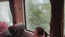 9 học sinh ném đá lên tàu SE7 tại Quảng Bình