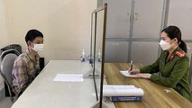 Nguyễn Văn Huy tại cơ quan công an