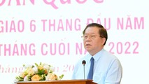Bí thư Trung ương Đảng, Trưởng Ban Tuyên giáo Trung ương Nguyễn Trọng Nghĩa phát biểu chỉ đạo tại Hội nghị