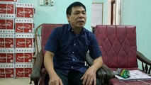 Chánh Thanh tra Sở TNMT Nguyễn Trường Lâm trao đổi với phóng viên Báo PLVN. Ảnh: Xuân Hồng.