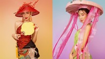Diện yếm đào, đội nón quai thao, Hoa hậu Thùy Tiên khoe nét đẹp chuẩn Á Đông trong bộ ảnh đón Tết