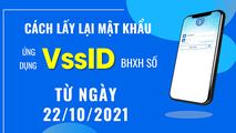 Cách lấy lại mật khẩu ứng dụng “VssID – Bảo hiểm xã hội số” qua tin nhắn 