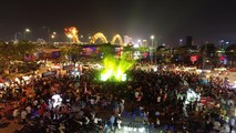Hàng ngàn người dân, du khách khu vực chợ đêm Sơn Trà được thưởng thức chương trình âm nhạc đường phố - nhạc điện tử mới mẻ