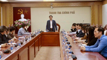 Phó Tổng thanh tra Chính phủ Trần Ngọc Liêm phát biểu tại buổi thông báo Kết luận thanh tra.