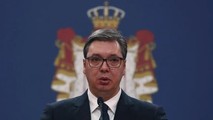 Tổng thống Serbia Aleksandar Vucic. Ảnh: AP