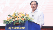 Bộ trưởng Bùi Thanh Sơn phát biểu tại hội nghị.