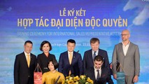 Lễ ký kết hợp tác đại diện độc quyền Sun Air và Gulfstream.
