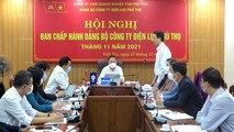 Đảng bộ Công ty Điện lực Phú Thọ là đơn vị thực hiện thí điểm sinh hoạt cấp uỷ bằng hình thức trực tuyến