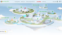 Triển lãm FPT Techday 2021 diễn ra trên nền tảng ảo. Ảnh chụp từ website.