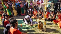 Lễ Ăn mừng đầu lúa mới của người Raglai ở huyện Khánh Sơn.