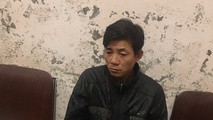 Đối tượng Xên Văn May tại cơ quan điều tra.