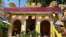 Miếu thờ nghĩa sĩ mới được xây dựng lại tại Bửu Hưng Tự.