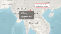 Vùng "tam giác vàng" - nơi diễn ra nạn buôn lậu ma túy khủng khiếp nhât châu Á.