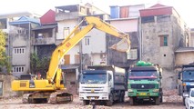 Thi công động thổ Dự án Trung tâm mua sắm Phú Quý Thăng Long Plaza.