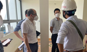 Các bên có mặt để ghi nhận hiện trạng ngay khi phát hiện ra sự cố.
