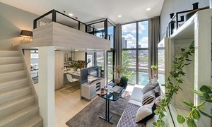 Căn hộ gác xép sở hữu thiết kế đẹp như không gian khách sạn hạng sang
