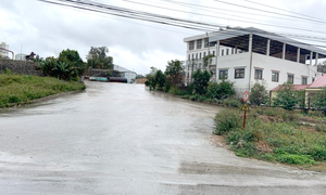 Sau 7 năm kể từ khi được giao đất, Cty Đạt Phát mới xoay xở được đường vào chính thức.