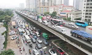 Vành đai 4 sẽ giảm tải cho vành đai 3 và kết nối kinh tế vùng Thủ đô. (Ảnh minh họa)