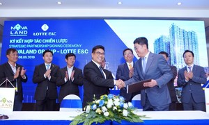 Lễ ký kết hợp tác chiến lược giữa Tập đoàn Novaland và Lotte E&C