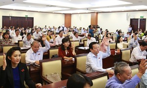Các đại biểu HĐND TP HCM đồng tình thông qua bảng giá đất mới