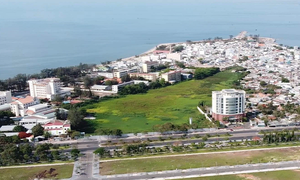 Vị trí khu đất trống sẽ thực hiện dự án Ocean Light Center Phan Thiết.