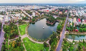 Một góc thành phố Cao Lãnh.