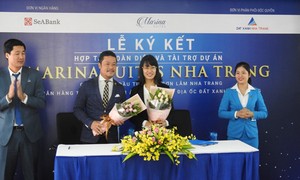 Lễ Ký kết hợp tác và tài trợ vốn dự án Marina Siites với Ngân hàng TMCP Đông Á và Công ty CP Đất Xanh Nha Trang