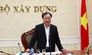 Thứ trưởng Nguyễn Văn Sinh phát biểu kết luận Hội thảo (Ảnh: Bộ Xây dựng)