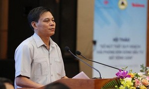 Chủ tịch UBND TP Hải Phòng Nguyễn Văn Tùng phát biểu tại hội thảo