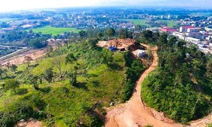 Vị trí dự kiến xây dựng Trung tâm Hội nghị và Triển lãm tỉnh thuộc Phường Nghĩa Chánh, TP Quảng Ngãi, tỉnh Quảng Ngãi.