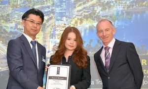 Bà Kiều Tuệ Mẫn – Phó Chủ tịch Hội đồng Quản trị Tập đoàn KDI Holdings tham gia lễ trao Giải thưởng International Property Awards (IPA) 2022