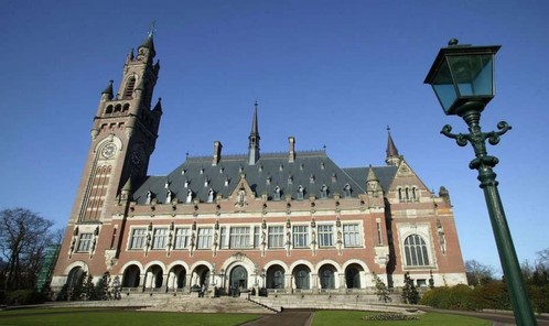 Trụ sở tòa Hình sự Quốc tế (ICJ) nơi Đức đệ đơn kiện Italy đòi bồi thường. 