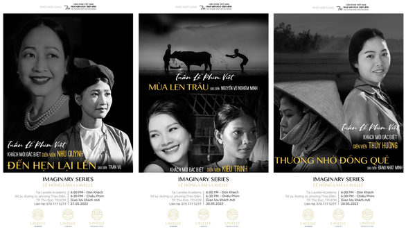 3 bộ phim sẽ chiếu trong Tuần lê phim Việt - Ảnh: Ban tổ chức