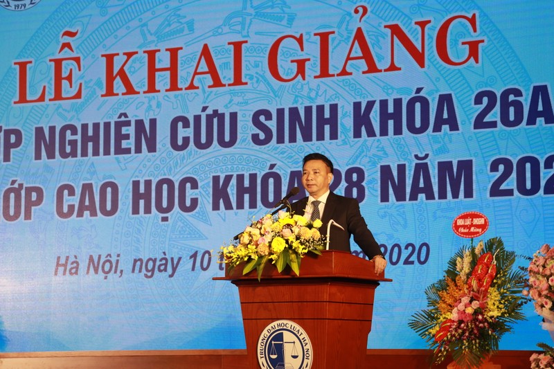 Đại học Luật Hà Nội khai giảng Lớp nghiên cứu sinh và Lớp cao học