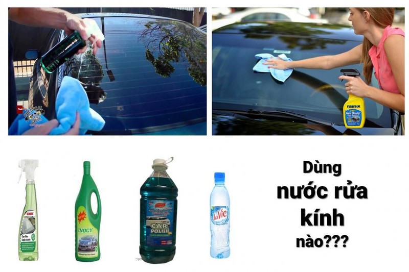 Có nên dùng nước lã để rửa kính ô tô?