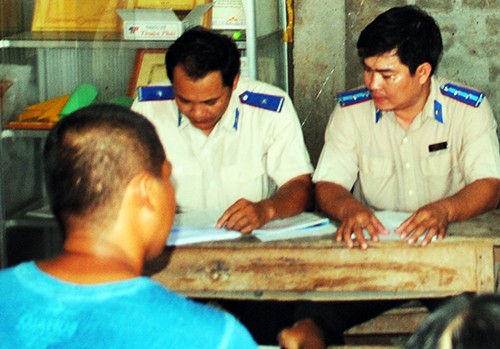 Tòa án nhân dân tỉnh Cà Mau công khai người bị tù oan hơn 1.000 ngày. Ảnh: Phúc Hưng